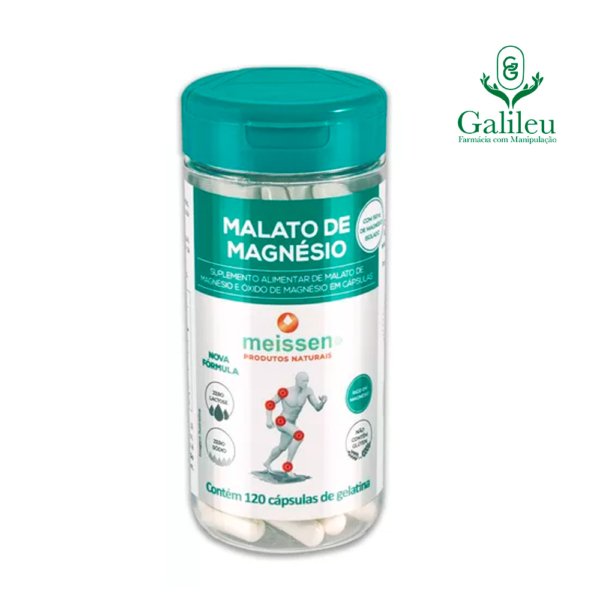 foto do produto Magnésio Malato 120 cápsulas - Meissen