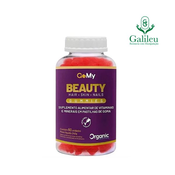 Foto do produto GoMy Beauty Cabelos, Pele e Unhas - 60 cápsulas - Orgânico