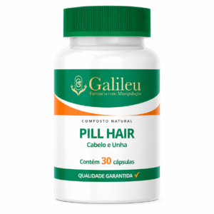Pill Hair – Cabelo e Unhas Fortes Com 30,60,90 Cápsulas