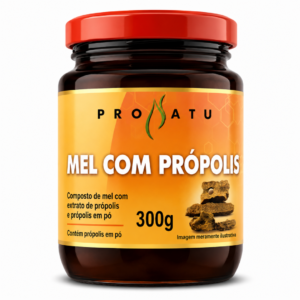 Composto de Mel com Extrato de Própolis e Propólis em pó 300g - Pronatu