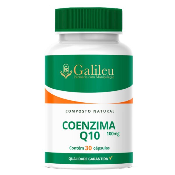 Cápsulas Coenzima Q10 100mg – Energia e Proteção Celular