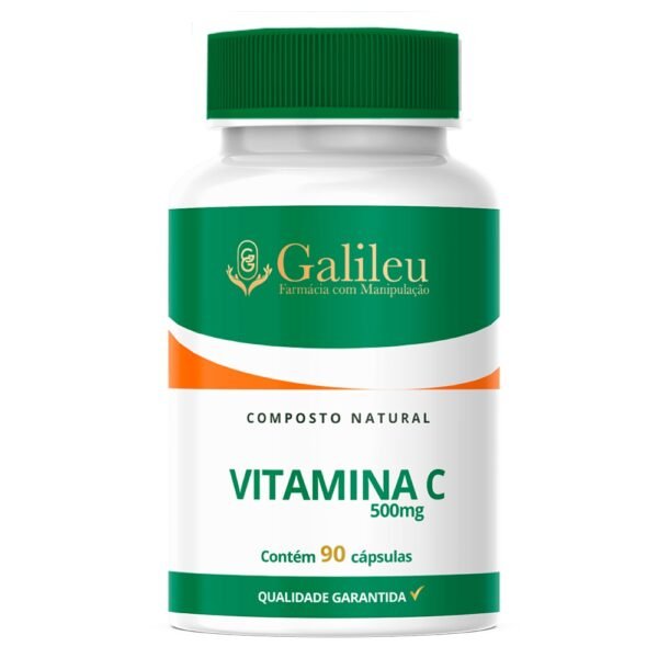 Cápsulas de Vitamina C 500mg – Fortaleça sua Saúde com Poder Antioxidante