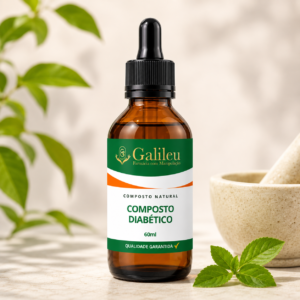 Composto Diabético Líquido 60ml - Equilíbrio Natural para os Níveis de Glicose