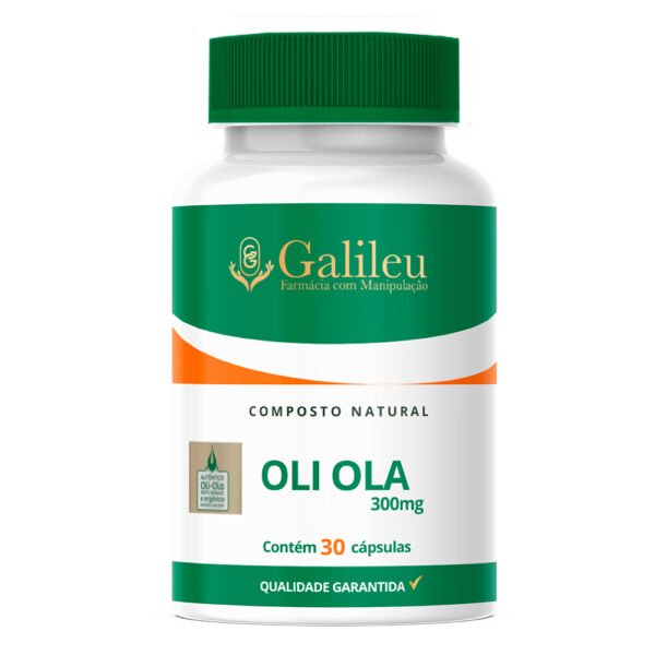 Cápsulas Oli Ola c/ Selo de Autenticidade 300mg - Regeneração e Proteção para a Pele