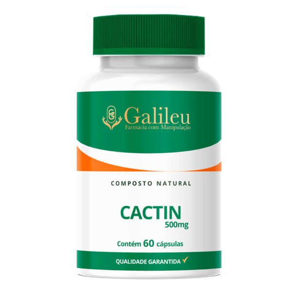 Cápsulas Cactin 500mg – Controle de Peso e Saúde Óssea - 30 à 90 Cap