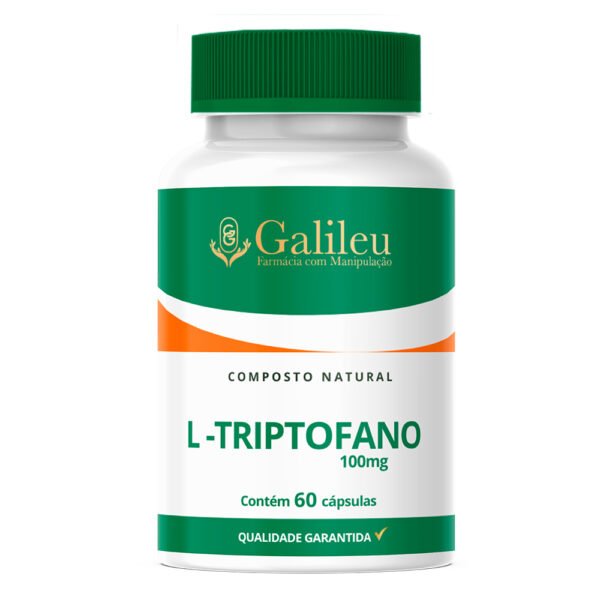 L-Triptofano 100mg - Equilíbrio Natural para Humor e Sono - 30 à 90 Caps - Image 2