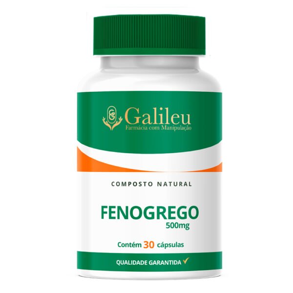 Cápsulas de Feno-grego 500mg – Equilíbrio e Bem-Estar - 30 à 90 Caps