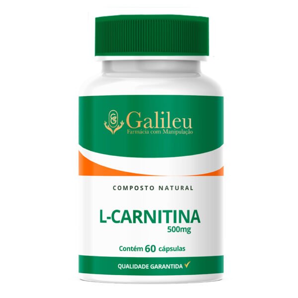 L-Carnitina 500mg Cápsulas – Energia, Performance e Saúde - 30 à 90 Caps - Image 2