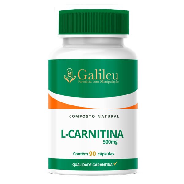 L-Carnitina 500mg Cápsulas – Energia, Performance e Saúde - 30 à 90 Caps - Image 3