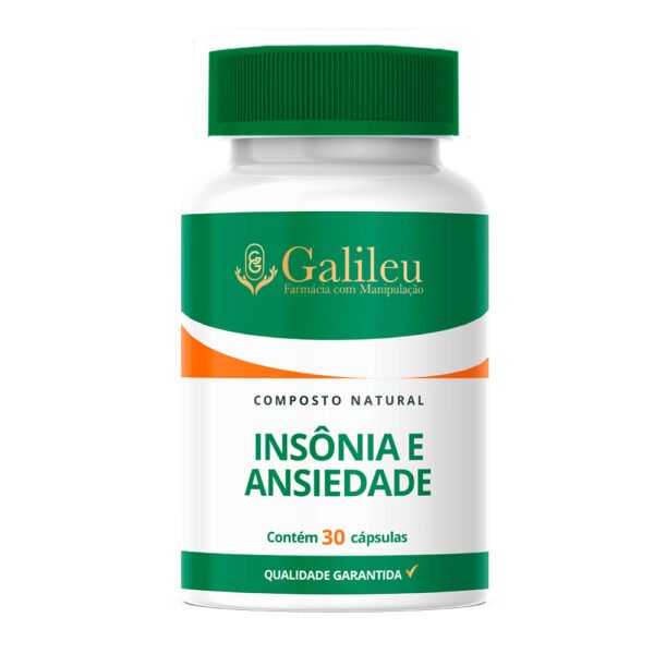 Cápsulas Insônia e Ansiedade – Equilíbrio Natural para um Sono Tranquilo e Bem-Estar Emocional - 30 à 90 Caps