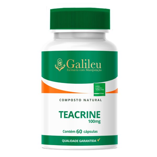 Teacrine 100mg c/ Selo de Autenticidade – Energia e Foco para a Máxima Performance - 30 à 90 Caps - Image 2