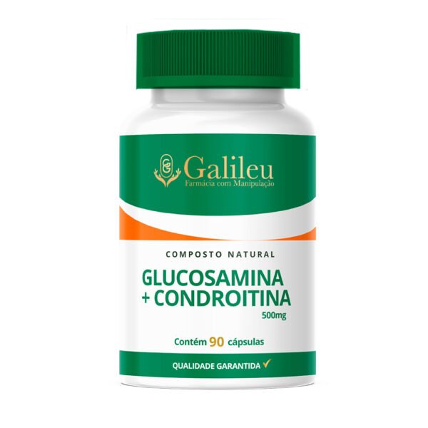 Cápsulas Glucosamina e Condroitina 500mg – 30 à 90 Caps – Saúde e Mobilidade para as Articulações - Image 3