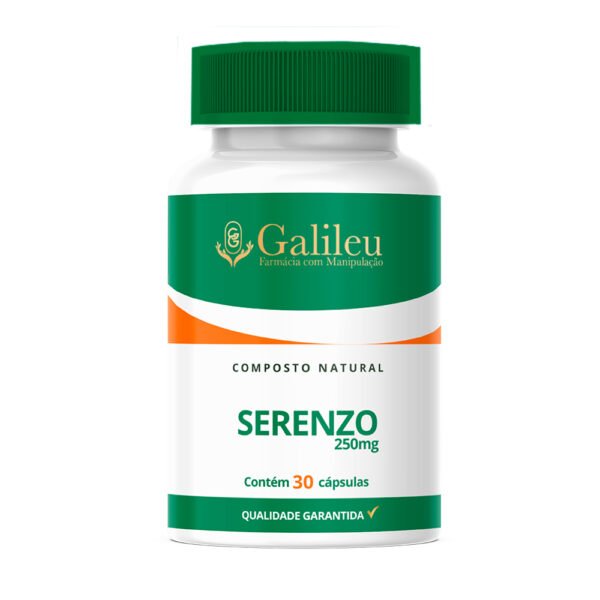 Serenzo 250mg - Equilíbrio Natural para o Estresse e Bem-Estar - 30 à 90 Caps