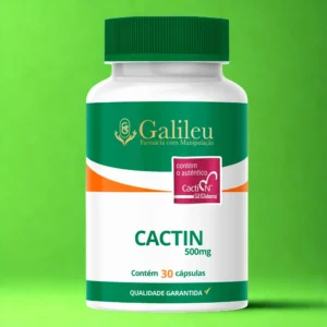Cápsulas Cactin 500mg – Controle de Peso e Saúde Óssea - 30 à 90 Cap