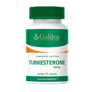 Cápsulas Turkesterone 500mg - Suporte Natural para Performance e Definição Muscular - 30 à 90 Caps