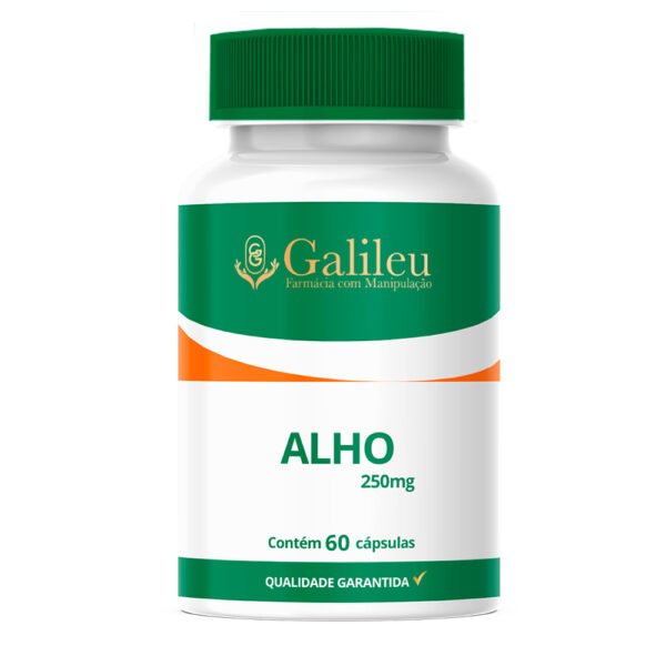 Cápsula de Alho 250mg – Saúde e Proteção Natural para o Seu Corpo - C/ 60,100 Caps