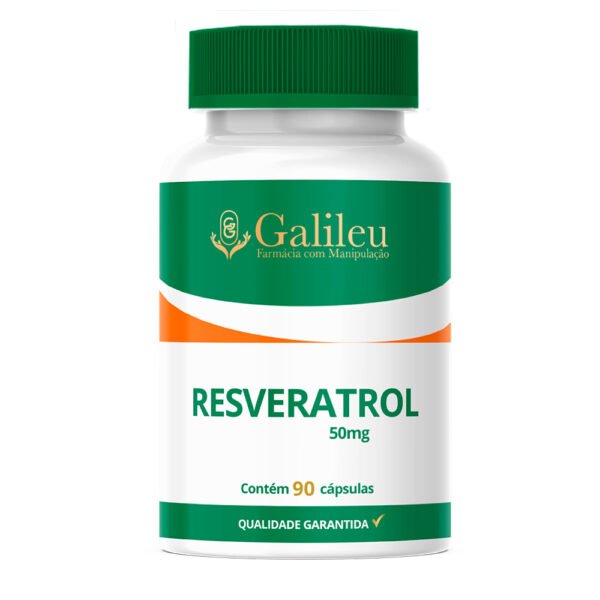 Cápsulas Resveratrol 50mg - Saúde e Rejuvenescimento da Pele - C/ 30,60,90 Cápsulas - Image 3