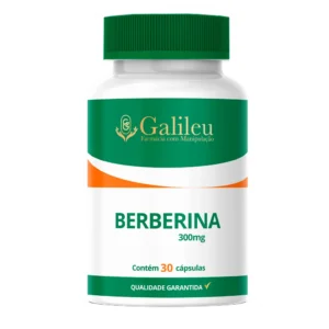 Cápsulas de Berberina 300mg – Suplemento Natural para Saúde Metabólica e Inflamatória - C/ 30,60,90 Cápsulas