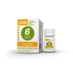 Complexo Almeida Prado 06 - 60 Comprimidos - Homeopático para Amigdalite Crônica