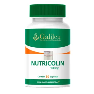 Nutricolin 100mg - Cabelo, Pele e Unhas - Selo de Autenticidade - C/ 30,60,90 Cápsulas