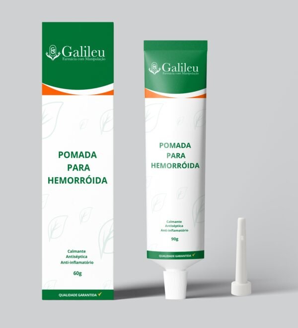 Pomada para Hemorroida - Alívio e Tratamento Local - 30g/60g/90g