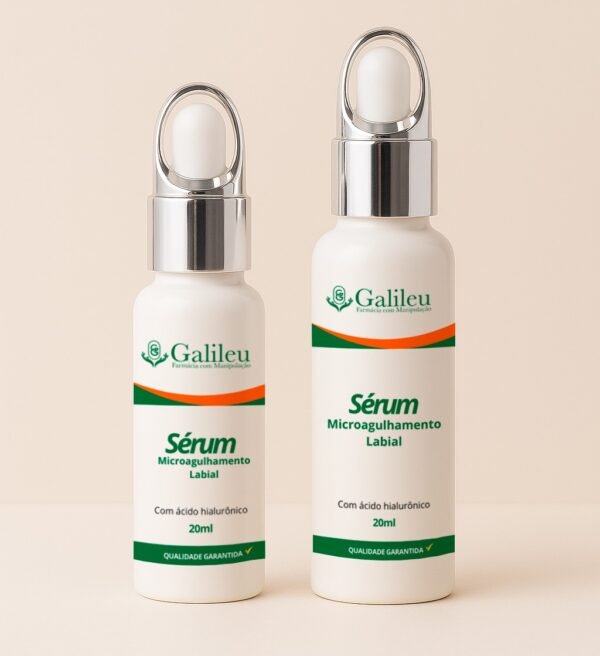 Sérum Microagulhamento Labial – Hidratação, Volume e Rejuvenescimento - 20,30 ml
