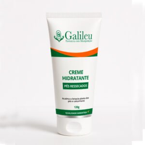 Creme Pés Ressecados Hidratante - Cuidado Intensivo para Pés Secos e Rachados - 60,90,120g