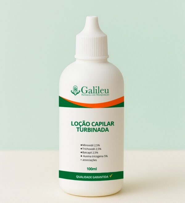 Loção Capilar Turbinada – Estímulo ao Crescimento e Fortalecimento dos Fios - 100 ml
