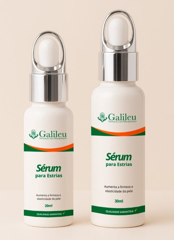 Sérum para Estrias – Cuidado Intensivo para a Regeneração da Pele - 20 ml e 30 ml