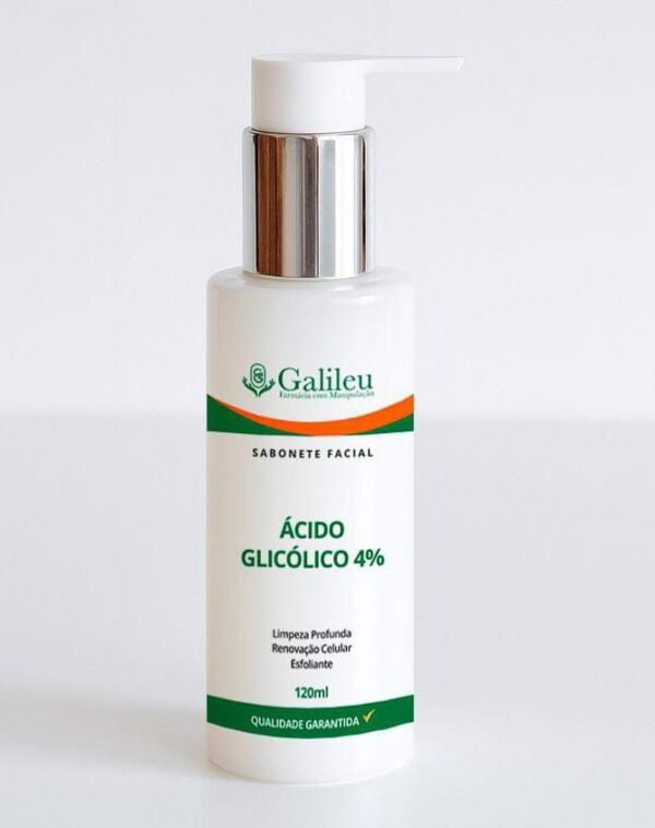 Sabonete Ácido Glicólico 4% - 120ml