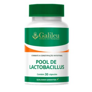 Pool de Lactobacillus - Equilíbrio Intestinal e Saúde do Organismo - 30,60,90 Cápsulas