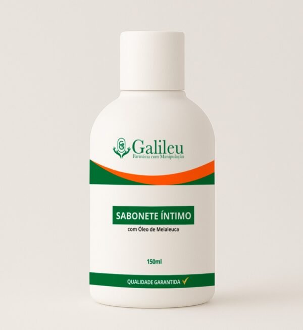 Sabonete Líquido Íntimo com Óleo de Melaleuca - Higiene e Proteção Diária - 150ml