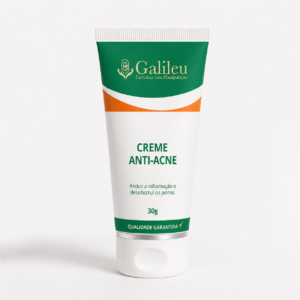Creme Antiacne - Controle e Cuidado para a Pele Oleosa e Acneica