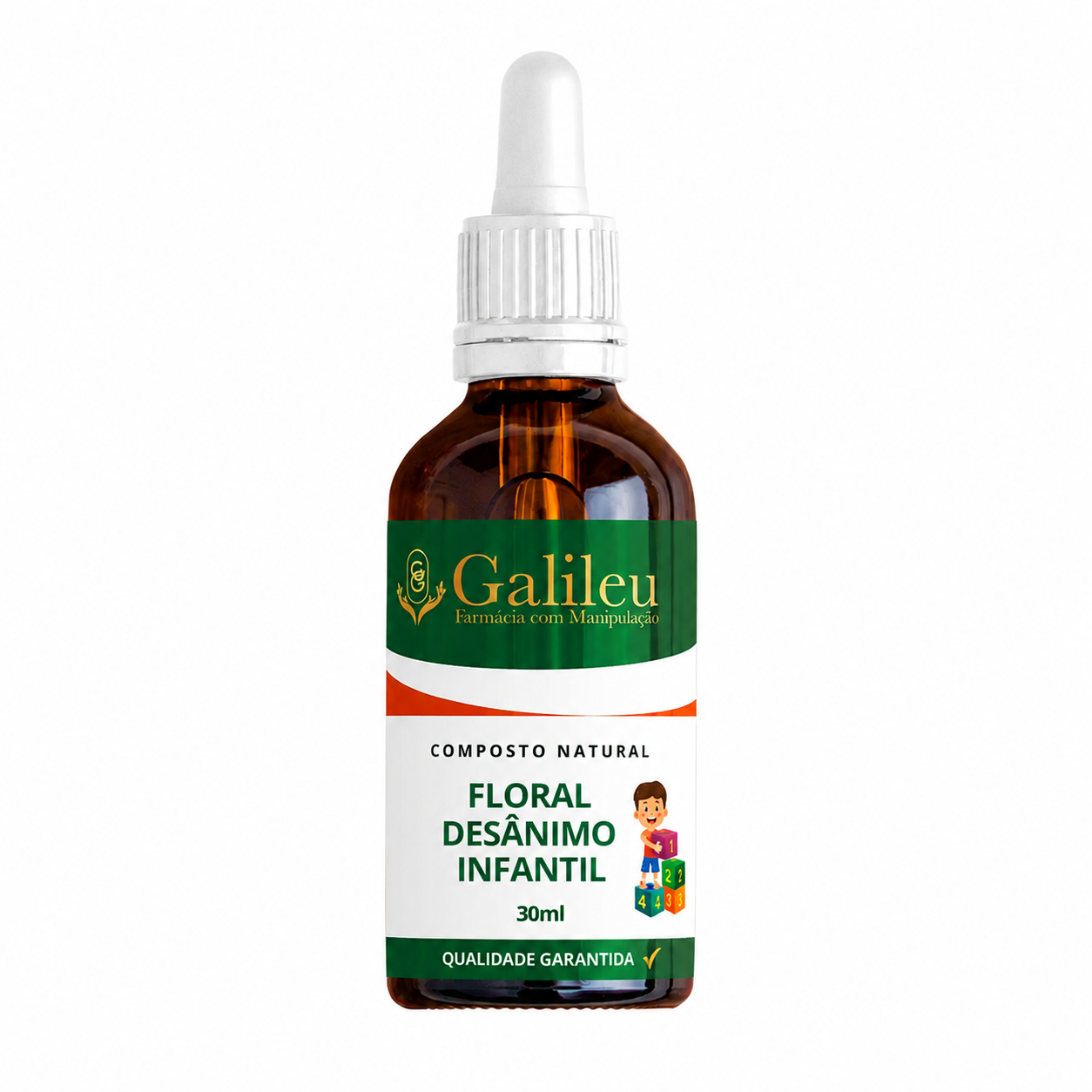 Floral Desânimo Infantil – Equilíbrio Emocional para Crianças e Bebês - 30ml