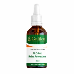 Floral Baixa Autoestima - Equilíbrio Emocional e Autoconfiança - 30ml