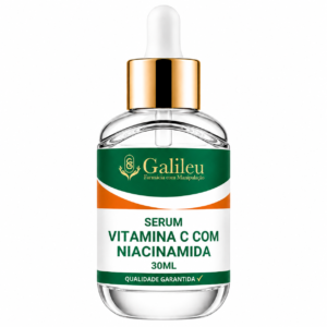 Sérum Vitamina C com Niacinamida – Cuidado Avançado para a Pele - 30 ml