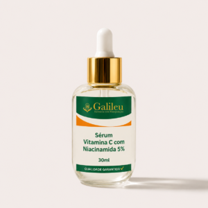 Sérum Vitamina C com Niacinamida 5% – Cuidado Avançado para a Pele - 20,30 ml