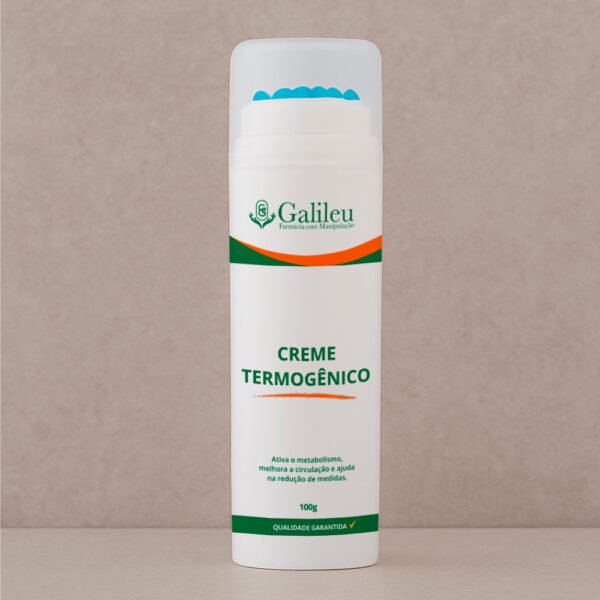 Creme Termogênico - Estímulo à Queima de Gordura e Melhora da Circulação - 100g
