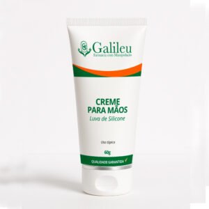 Creme para Mãos – Luva de Silicone - Hidratação, Proteção e Cuidado Diário para Suas Mãos - 60g