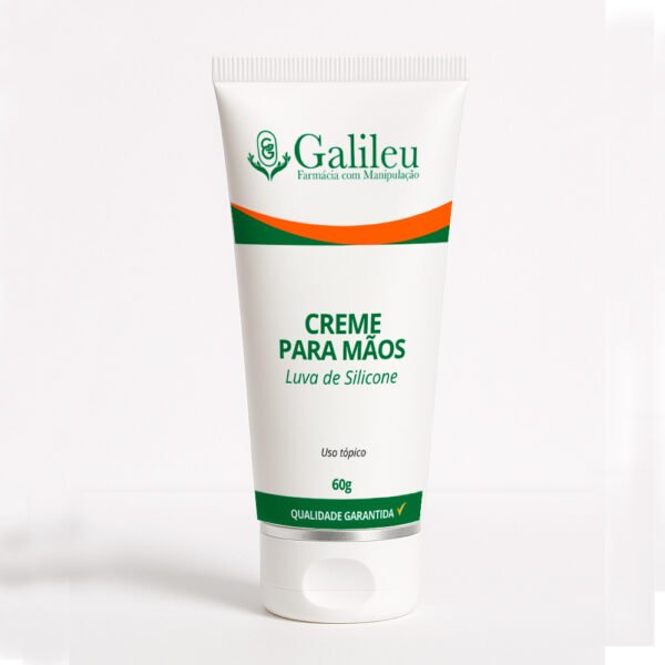 Creme para Mãos – Luva de Silicone - Hidratação, Proteção e Cuidado Diário para Suas Mãos - 60g