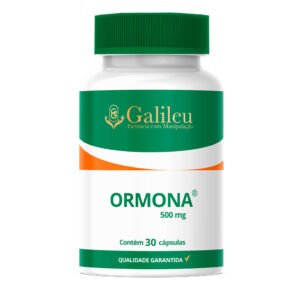 Cápsulas de Ormona 500mg – Modulação Hormonal com Qualidade Garantida - 30,60,90 Caps