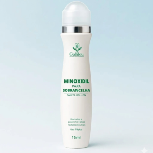 Minoxidil para Sobrancelha Caneta Roll-On – Estímulo ao Crescimento e Preenchimento Natural - 15 ml