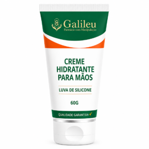 Creme para Mãos – Luva de Silicone - Hidratação, Proteção e Cuidado Diário para Suas Mãos - 60g