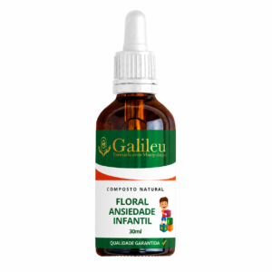 Floral para Ansiedade Infantil – Equilíbrio Emocional e Tranquilidade para as Crianças - 30 ml