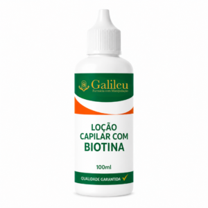 Loção Tônica Capilar com Biotina - Fortalecimento e Crescimento dos Fios - 100ml