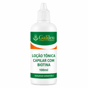 Loção Tônica Capilar com Biotina - Fortalecimento e Crescimento dos Fios - 100ml