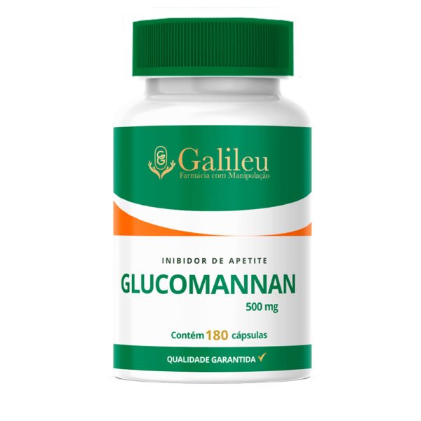 Cápsulas de Glucomannan 500mg – Inibidor de Apetite Natural - 60,120,180 Caps - Imagem 3