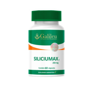 Siliciumax 250mg cápsulas suplemento alimentar frasco