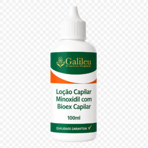 Loção Capilar Minoxidil com Bioex Capilar – Fortalecimento e Crescimento dos Fios - 100 ml