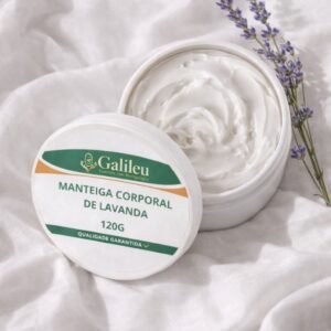 Manteiga Corporal Hidratação Intensa com Óleo Essencial de Lavanda - 120g